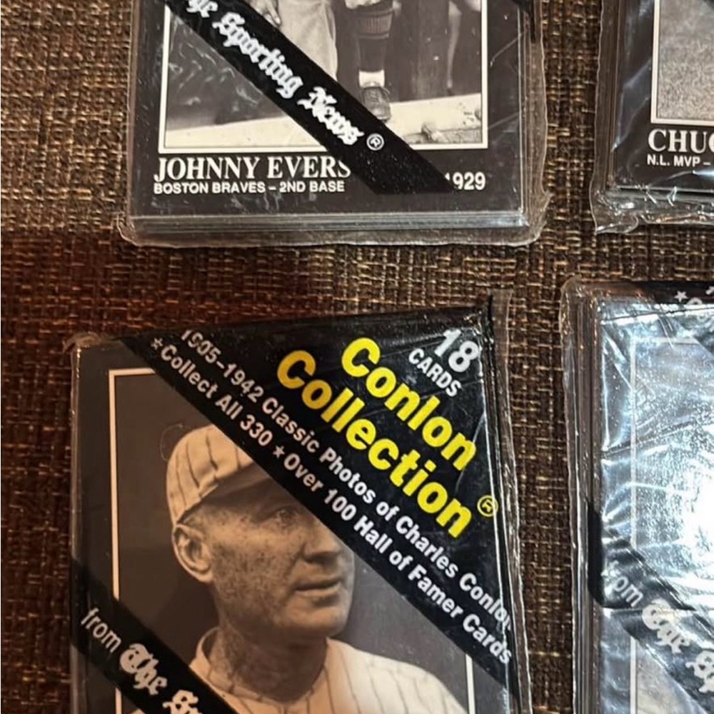 (8) Unopened Sporting News Conlon Collection Packs - Picture 2 of 4